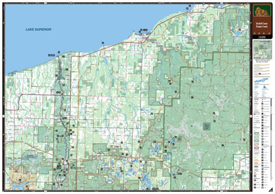 Sportsman's Connection Northern WI All-Outdoors Atlas & Field Guide pg. 064-065 digital map
