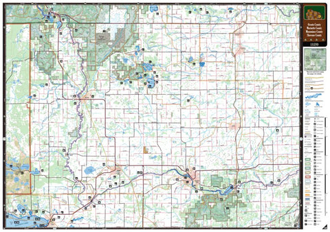 Sportsman's Connection Northern WI All-Outdoors Atlas & Field Guide pg. 148-149 digital map