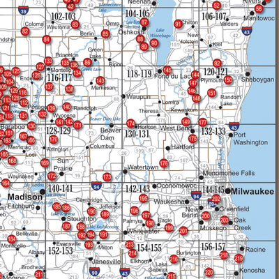 Sportsman's Connection Southern WI All-Outdoors Atlas & Field Guide pg. 028-029 digital map