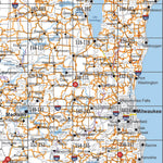 Sportsman's Connection Southern WI All-Outdoors Atlas & Field Guide pg. 050-051 digital map