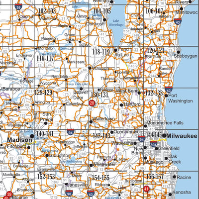 Sportsman's Connection Southern WI All-Outdoors Atlas & Field Guide pg. 050-051 digital map