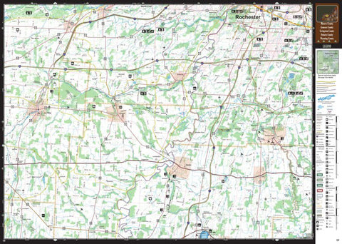 Sportsman's Connection Western NY All-Outdoors Atlas & Field Guide pg. 128-129 digital map