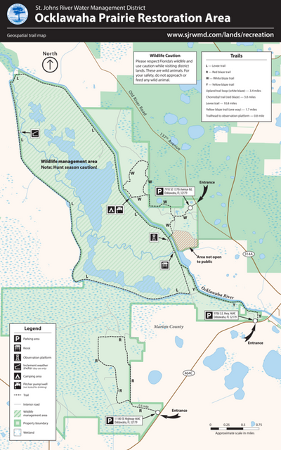 Ocklawaha Prairie Restoration Area Trails Preview 1