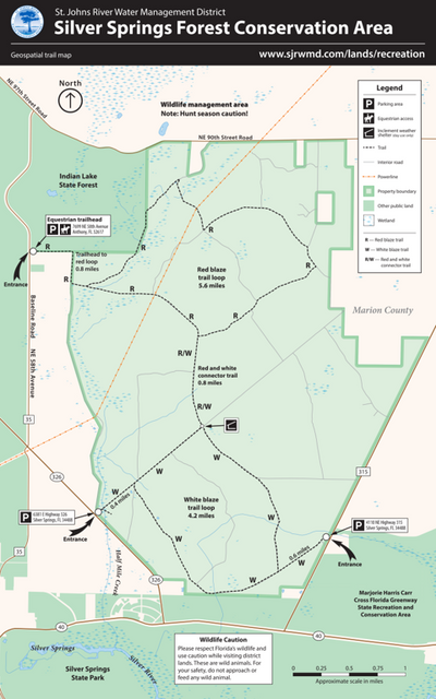 Silver Springs Forest Conservation Area Trails Preview 1