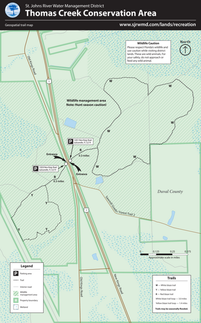 Thomas Creek Conservation Area Trails Preview 1