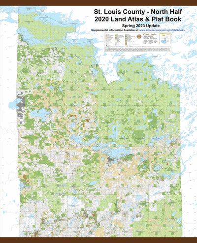 St. Louis County, MN North Half - 2020 Land Atlas & Plat Book digital map