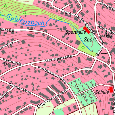Staatsbetrieb Geobasisinformation und Vermessung Sachsen Adelsberg, Chemnitz, Stadt (1:10,000 scale) digital map