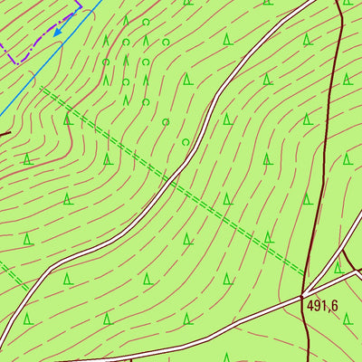 Staatsbetrieb Geobasisinformation und Vermessung Sachsen Adorf/Vogtl., Adorf/Vogtl., Stadt (1:10,000 scale) digital map