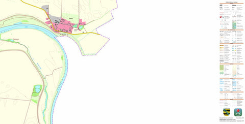 Staatsbetrieb Geobasisinformation und Vermessung Sachsen Ammelgoßwitz, Belgern-Schildau, Stadt (1:10,000 scale) digital map