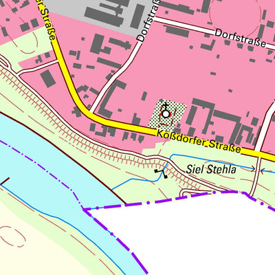 Staatsbetrieb Geobasisinformation und Vermessung Sachsen Ammelgoßwitz, Belgern-Schildau, Stadt (1:10,000 scale) digital map