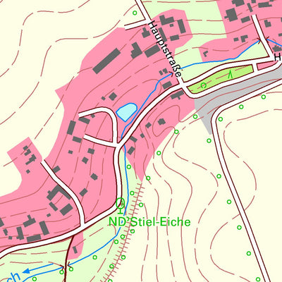 Staatsbetrieb Geobasisinformation und Vermessung Sachsen Arras, Geringswalde, Stadt (1:10,000 scale) digital map