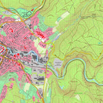 Staatsbetrieb Geobasisinformation und Vermessung Sachsen Aue, Aue-Bad Schlema, Stadt (1:10,000 scale) digital map