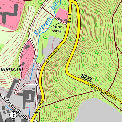 Staatsbetrieb Geobasisinformation und Vermessung Sachsen Aue, Aue-Bad Schlema, Stadt (1:10,000 scale) digital map