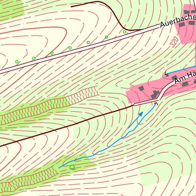 Staatsbetrieb Geobasisinformation und Vermessung Sachsen Auerbach, Zwickau, Stadt (1:10,000 scale) digital map