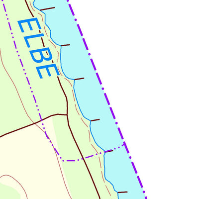 Staatsbetrieb Geobasisinformation und Vermessung Sachsen Außig, Cavertitz (1:10,000 scale) digital map