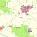 Staatsbetrieb Geobasisinformation und Vermessung Sachsen Authausen, Laußig (1:10,000 scale) digital map