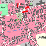Staatsbetrieb Geobasisinformation und Vermessung Sachsen Authausen, Laußig (1:10,000 scale) digital map