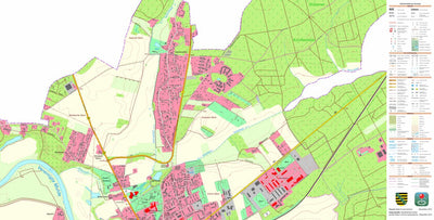 Staatsbetrieb Geobasisinformation und Vermessung Sachsen Bad Düben, Bad Düben, Stadt 1 (1:10,000 scale) digital map
