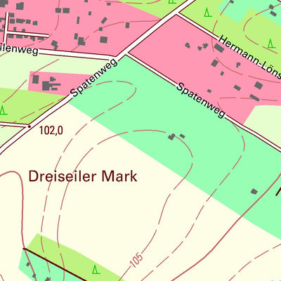 Staatsbetrieb Geobasisinformation und Vermessung Sachsen Bad Düben, Bad Düben, Stadt 1 (1:10,000 scale) digital map