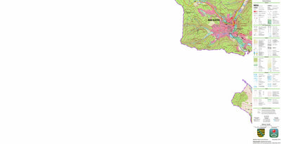 Staatsbetrieb Geobasisinformation und Vermessung Sachsen Bad Elster, Bad Elster, Stadt (1:25,000 scale) digital map