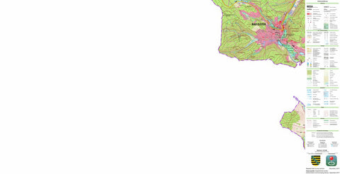 Staatsbetrieb Geobasisinformation und Vermessung Sachsen Bad Elster, Bad Elster, Stadt (1:25,000 scale) digital map