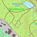 Staatsbetrieb Geobasisinformation und Vermessung Sachsen Bad Schlema, Aue-Bad Schlema, Stadt (1:10,000 scale) digital map