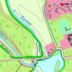 Staatsbetrieb Geobasisinformation und Vermessung Sachsen Bärwalde, Boxberg/O.L. (1:10,000 scale) digital map