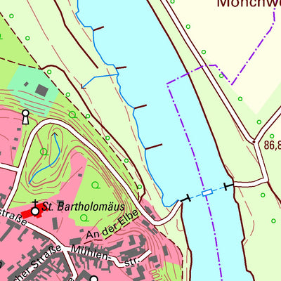 Staatsbetrieb Geobasisinformation und Vermessung Sachsen Belgern, Belgern-Schildau, Stadt (1:10,000 scale) digital map