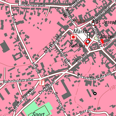 Staatsbetrieb Geobasisinformation und Vermessung Sachsen Belgern, Belgern-Schildau, Stadt (1:10,000 scale) digital map