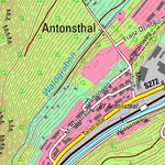 Staatsbetrieb Geobasisinformation und Vermessung Sachsen Bermsgrün, Schwarzenberg/Erzgeb., Stadt (1:10,000 scale) digital map