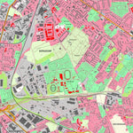 Staatsbetrieb Geobasisinformation und Vermessung Sachsen Bernsdorf, Chemnitz, Stadt (1:10,000 scale) digital map