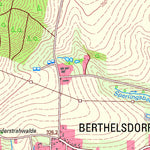 Staatsbetrieb Geobasisinformation und Vermessung Sachsen Berthelsdorf, Herrnhut, Stadt (1:25,000 scale) digital map