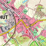 Staatsbetrieb Geobasisinformation und Vermessung Sachsen Berthelsdorf, Herrnhut, Stadt (1:25,000 scale) digital map