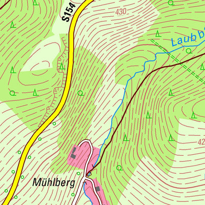 Staatsbetrieb Geobasisinformation und Vermessung Sachsen Berthelsdorf, Neustadt in Sachsen, Stadt (1:10,000 scale) digital map