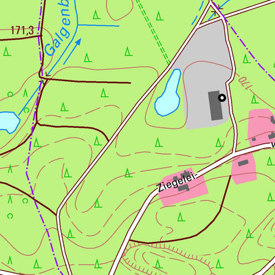 Staatsbetrieb Geobasisinformation und Vermessung Sachsen Biehain, Horka (1:10,000 scale) digital map