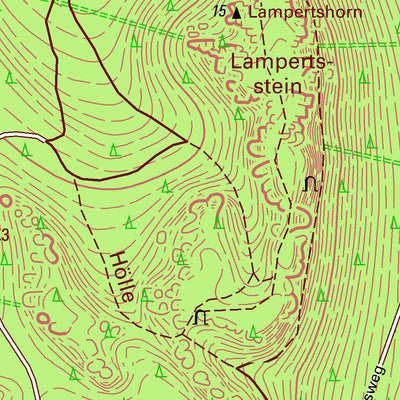 Staatsbetrieb Geobasisinformation und Vermessung Sachsen Bielatal, Rosenthal-Bielatal (1:10,000 scale) digital map