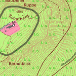 Staatsbetrieb Geobasisinformation und Vermessung Sachsen Bischdorf, Rosenbach (1:10,000 scale) digital map