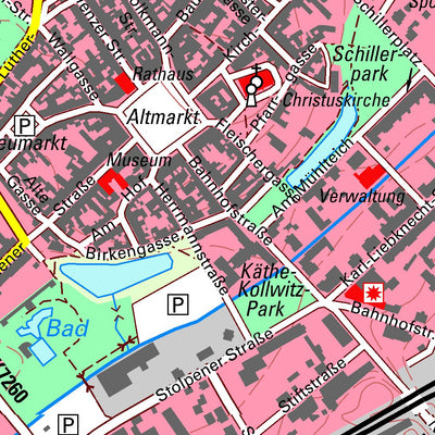 Staatsbetrieb Geobasisinformation und Vermessung Sachsen Bischofswerda, Bischofswerda, Stadt (1:10,000 scale) digital map