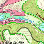 Staatsbetrieb Geobasisinformation und Vermessung Sachsen Blattersleben, Priestewitz (1:10,000 scale) digital map