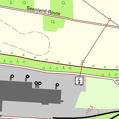 Staatsbetrieb Geobasisinformation und Vermessung Sachsen Bluno, Elsterheide (1:10,000 scale) digital map