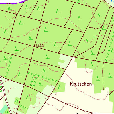 Staatsbetrieb Geobasisinformation und Vermessung Sachsen Böhla b. Ortrand, Schönfeld (1:25,000 scale) digital map