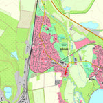 Staatsbetrieb Geobasisinformation und Vermessung Sachsen Böhlen, Böhlen, Stadt (1:10,000 scale) digital map