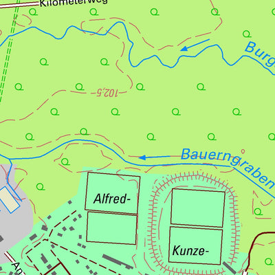 Staatsbetrieb Geobasisinformation und Vermessung Sachsen Böhlitz-Ehrenberg, Leipzig, Stadt (1:10,000 scale) digital map
