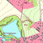 Staatsbetrieb Geobasisinformation und Vermessung Sachsen Böhlitz, Thallwitz (1:10,000 scale) digital map