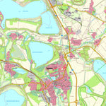 Staatsbetrieb Geobasisinformation und Vermessung Sachsen Borna, Borna, Stadt (1:25,000 scale) digital map
