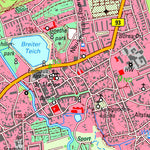 Staatsbetrieb Geobasisinformation und Vermessung Sachsen Borna, Borna, Stadt (1:25,000 scale) digital map