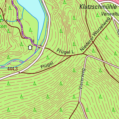 Staatsbetrieb Geobasisinformation und Vermessung Sachsen Börnichen/Erzgeb., Börnichen/Erzgeb. (1:10,000 scale) digital map
