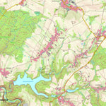 Staatsbetrieb Geobasisinformation und Vermessung Sachsen Borstendorf, Grünhainichen (1:25,000 scale) digital map