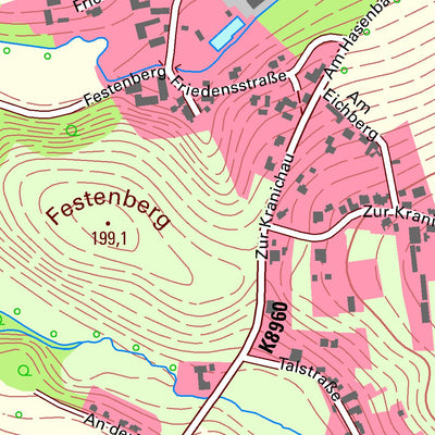 Staatsbetrieb Geobasisinformation und Vermessung Sachsen Börtewitz, Leisnig, Stadt (1:10,000 scale) digital map
