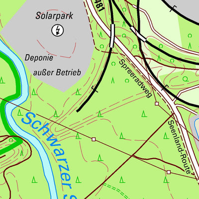 Staatsbetrieb Geobasisinformation und Vermessung Sachsen Boxberg/O.L., Boxberg/O.L. (1:10,000 scale) digital map